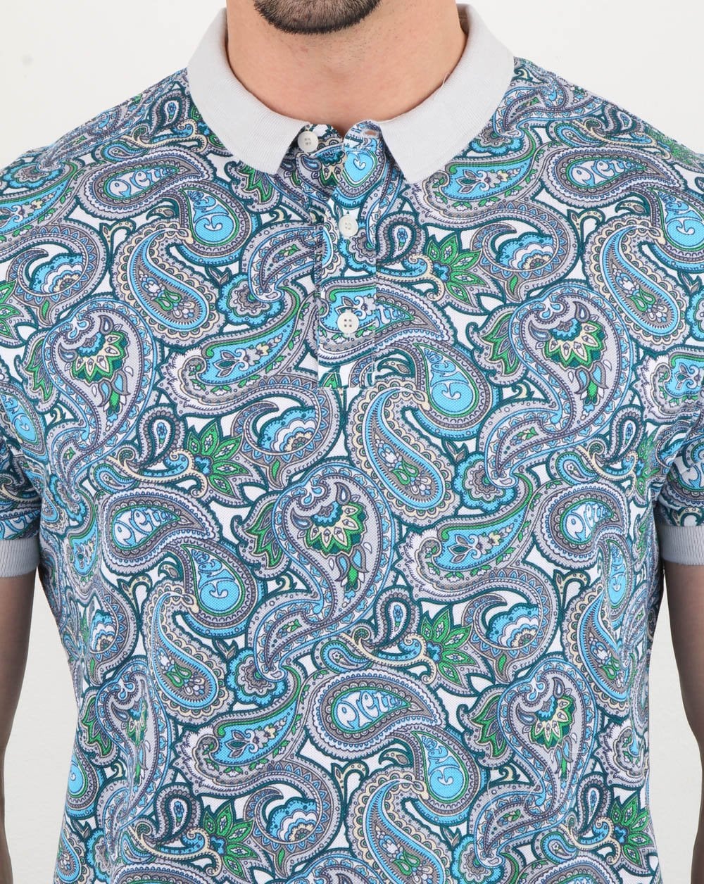 Pretty Green Marshall All Over Print Polo Shirt - Image 2