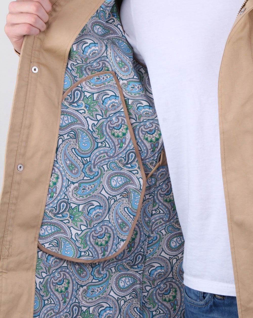 Pretty Green Marshall Parka Sand - Image 2
