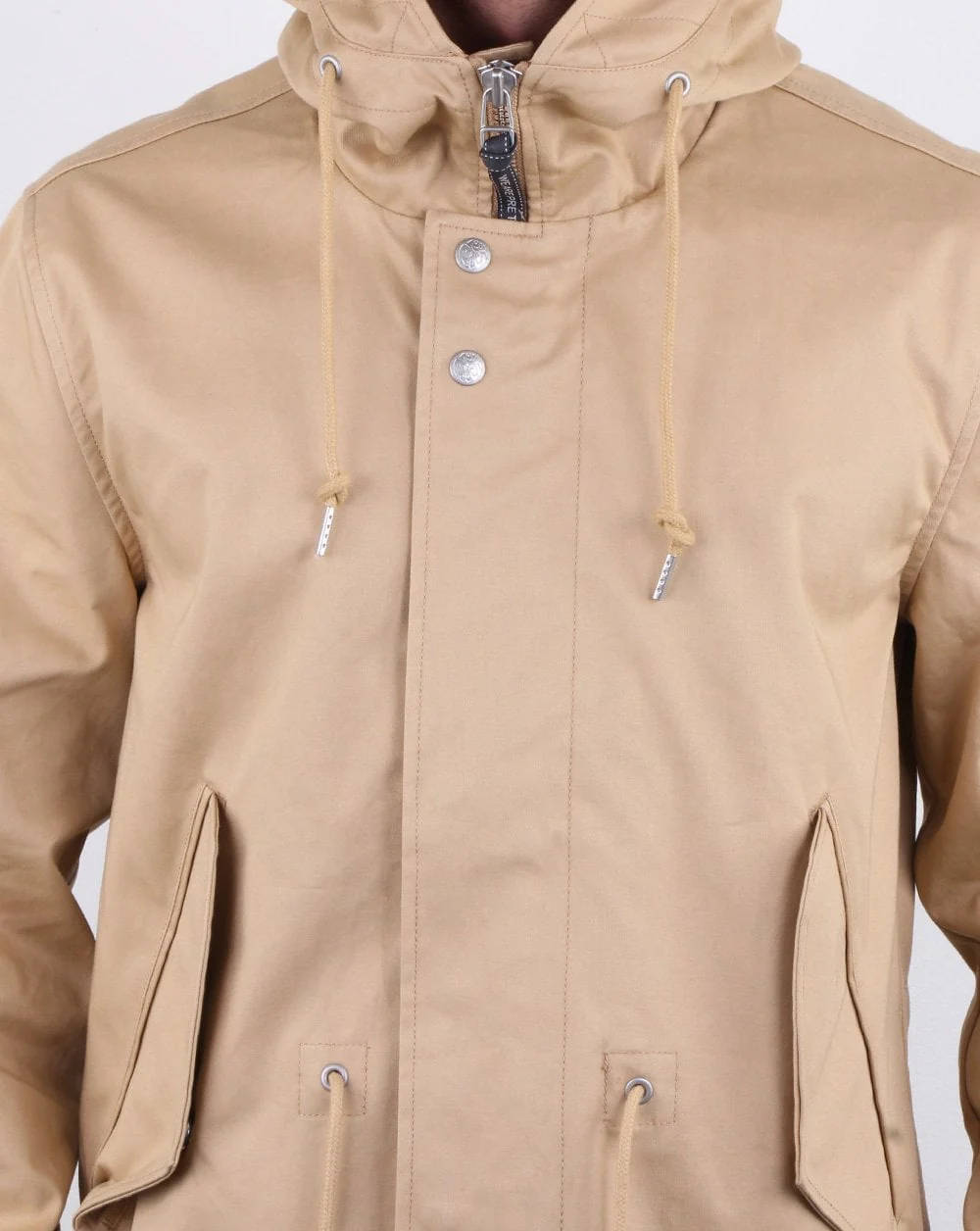 Pretty Green Marshall Parka Sand - Image 3