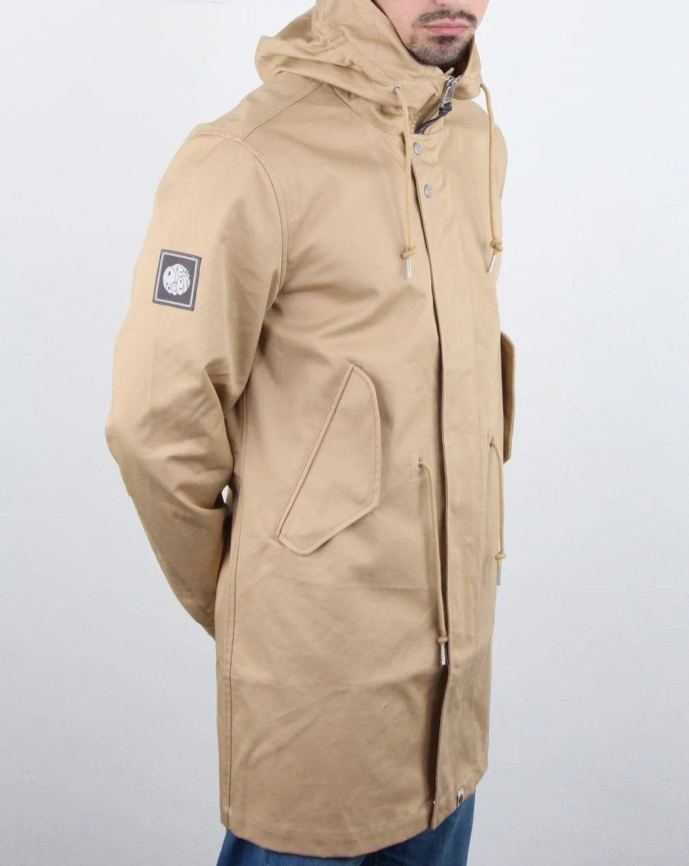 Pretty Green Marshall Parka Sand - Image 4