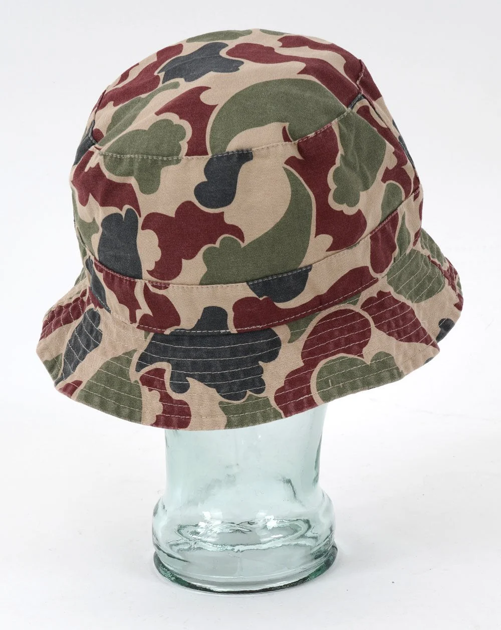 Pretty Green Miles Camo Bucket Hat Multi - Image 3