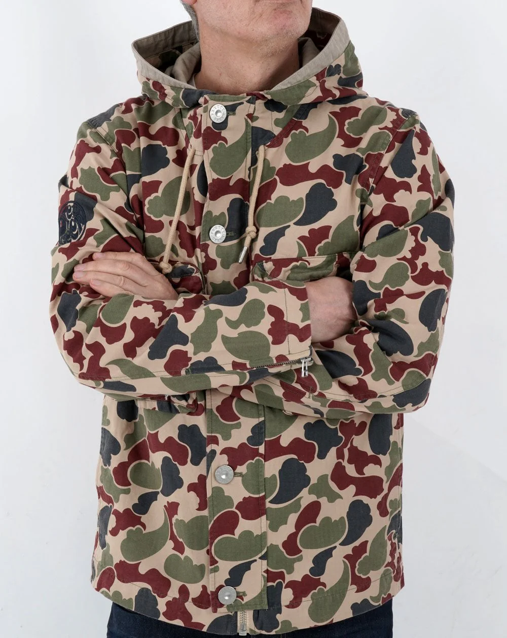 Pretty Green Miles Short Camo Jacket Multi - Image 4