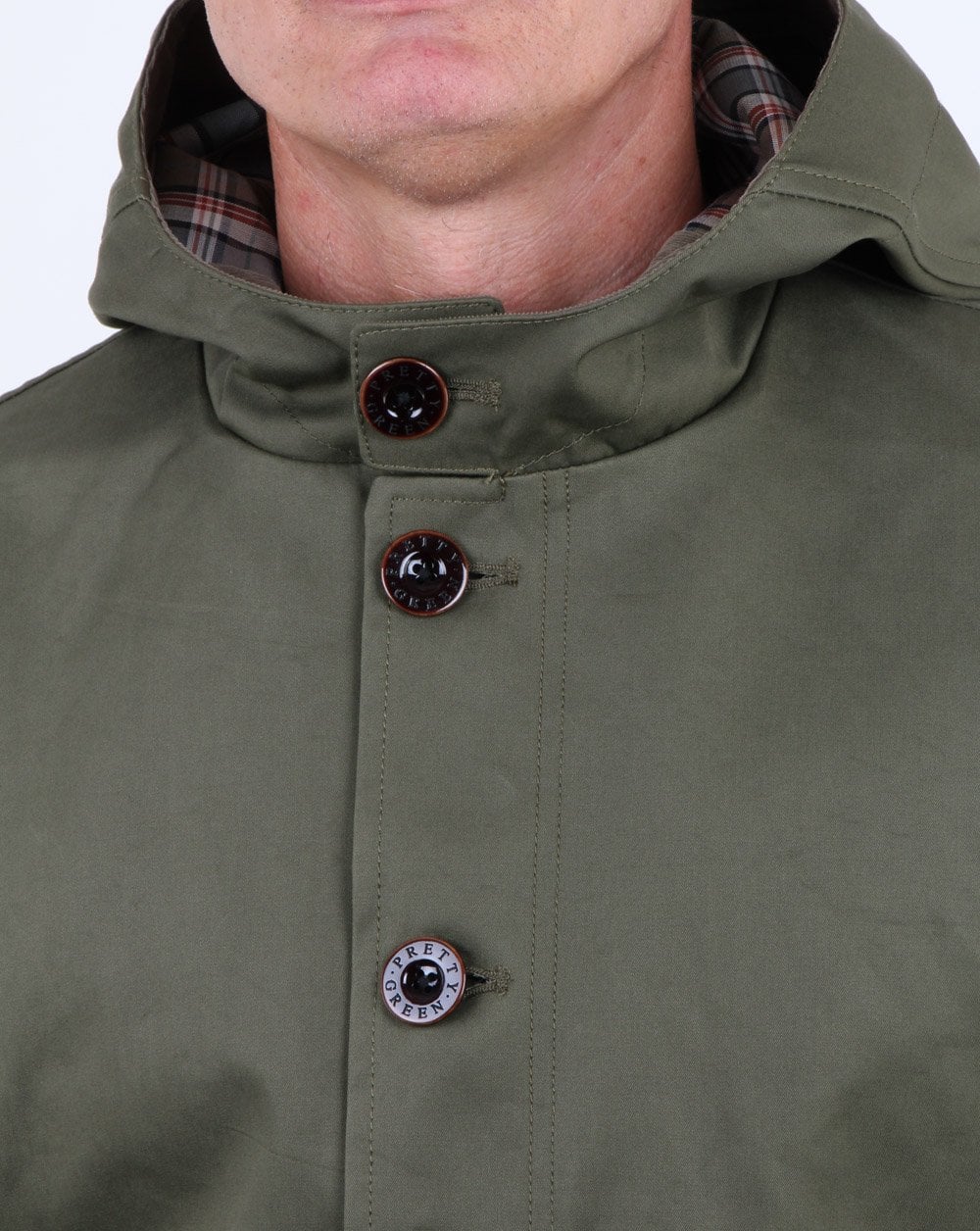 Pretty Green Millfield Jacket Khaki - Image 3