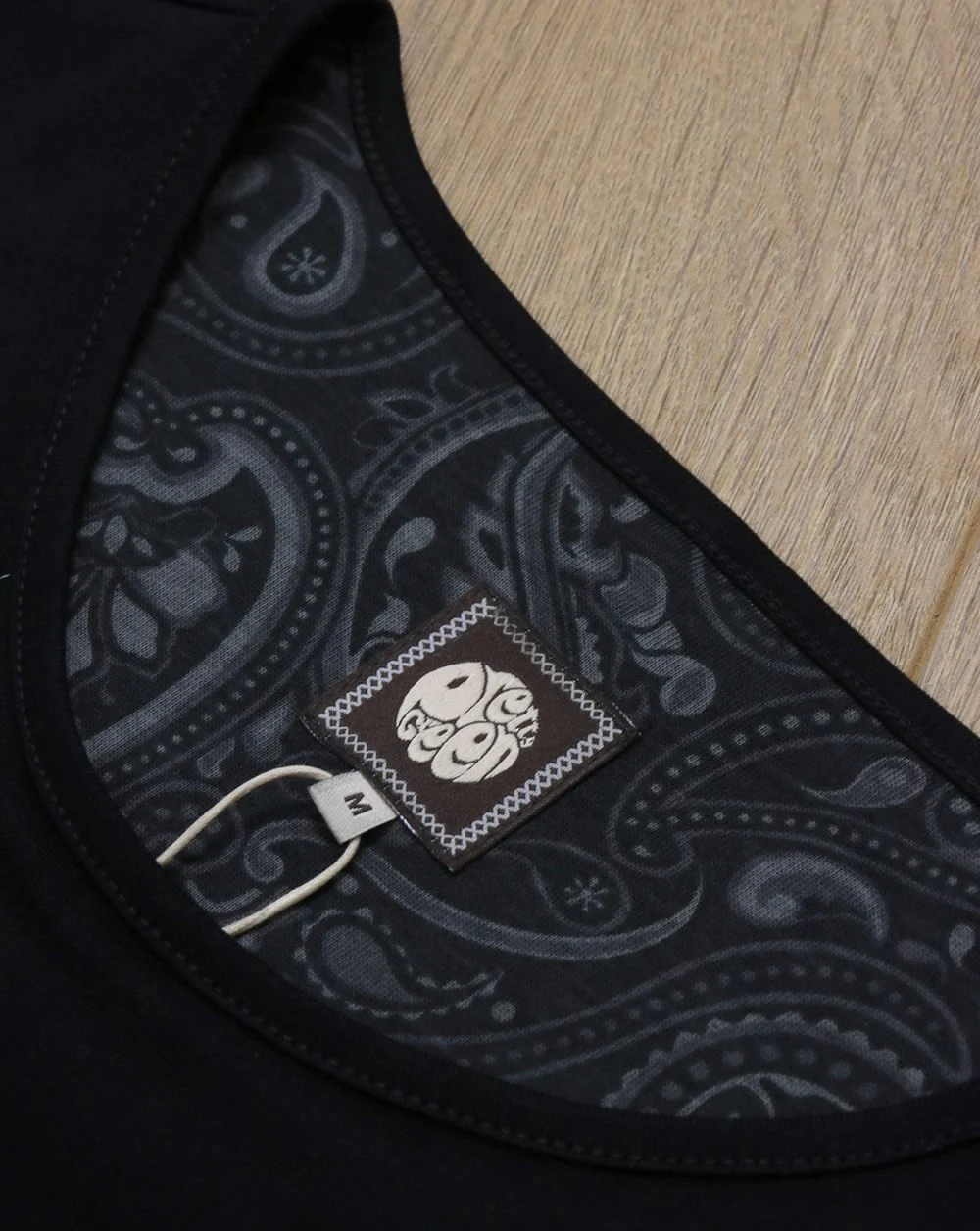 Pretty Green Mitchell Long Sleeve T Shirt Black - Image 3