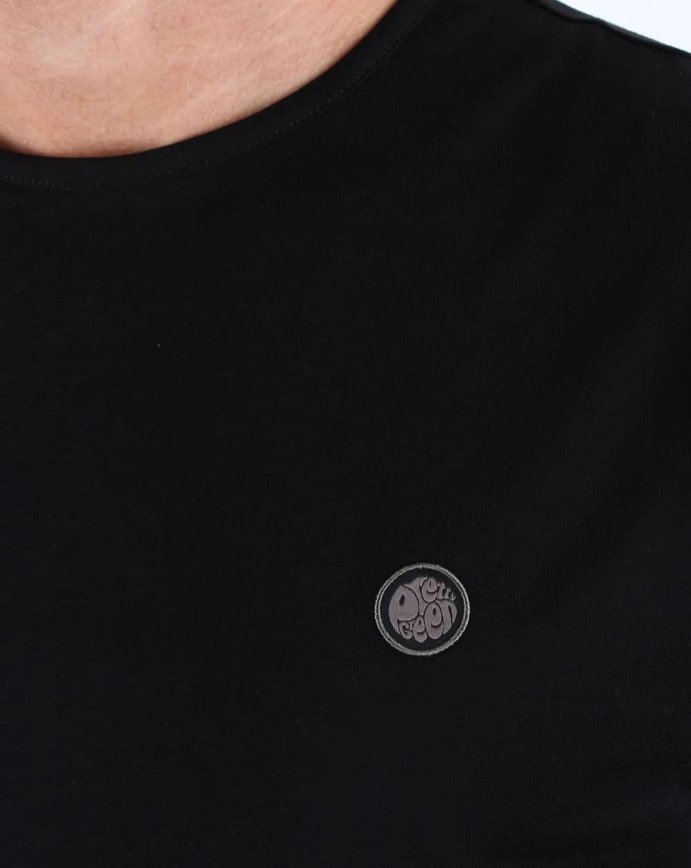 Pretty Green Mitchell T Shirt Black - Image 2