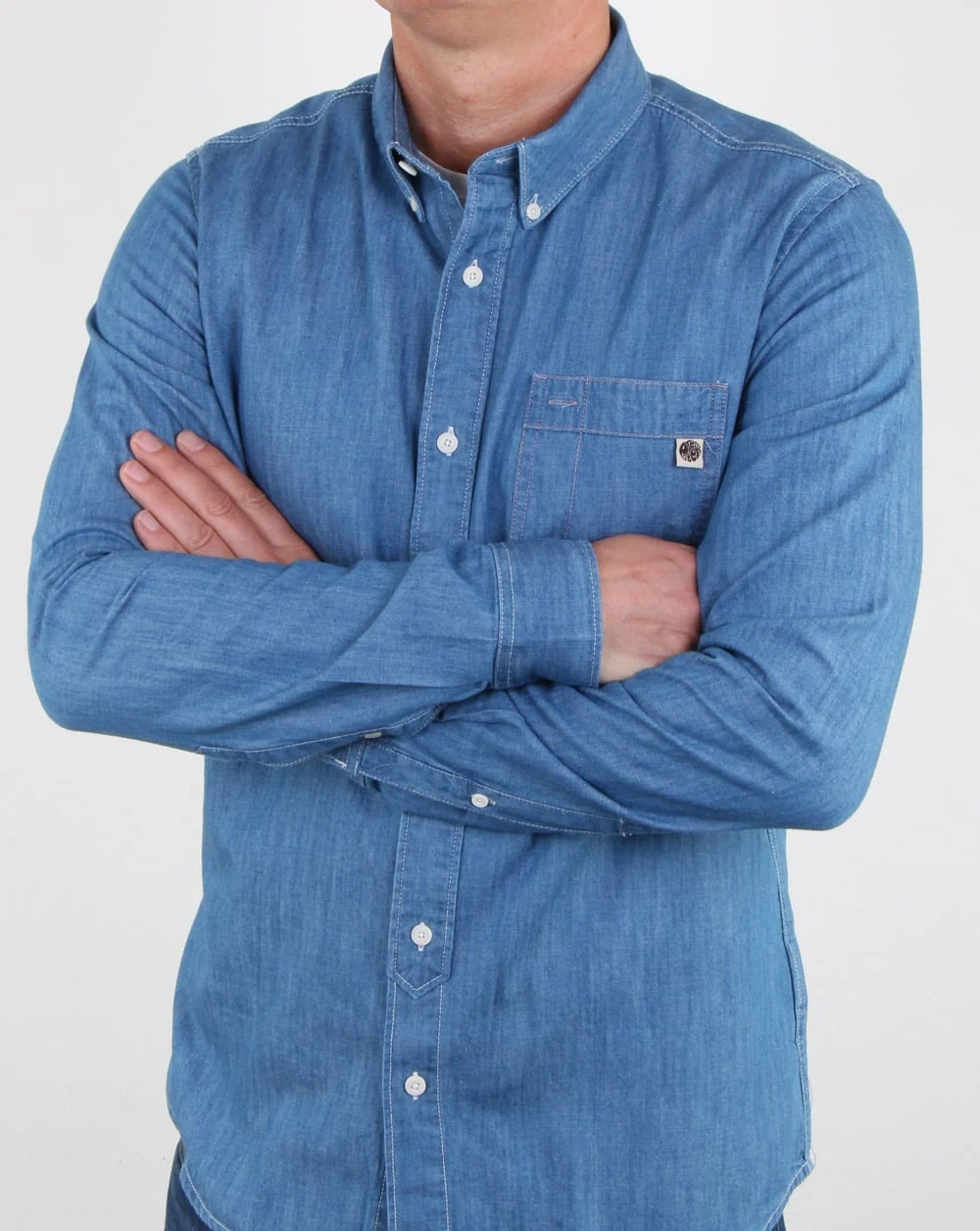 Pretty Green Northella Shirt Denim