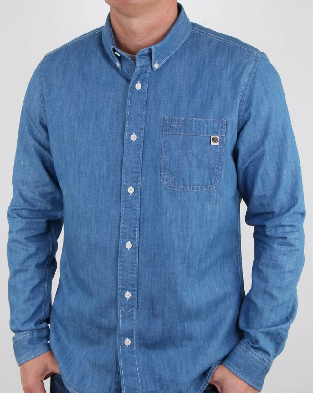 Pretty Green Northella Shirt Denim - Image 2