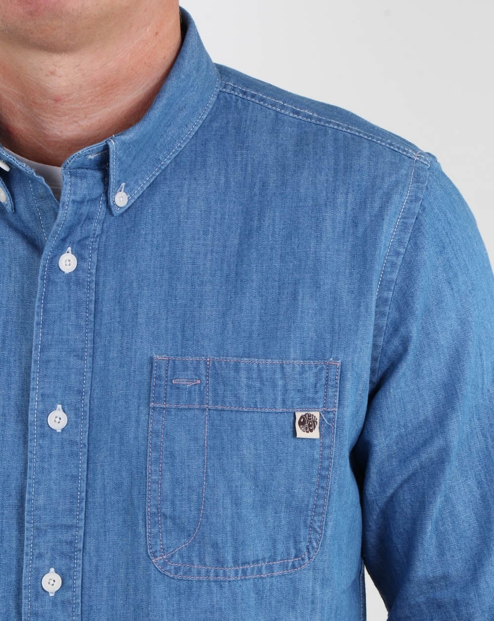 Pretty Green Northella Shirt Denim - Image 4
