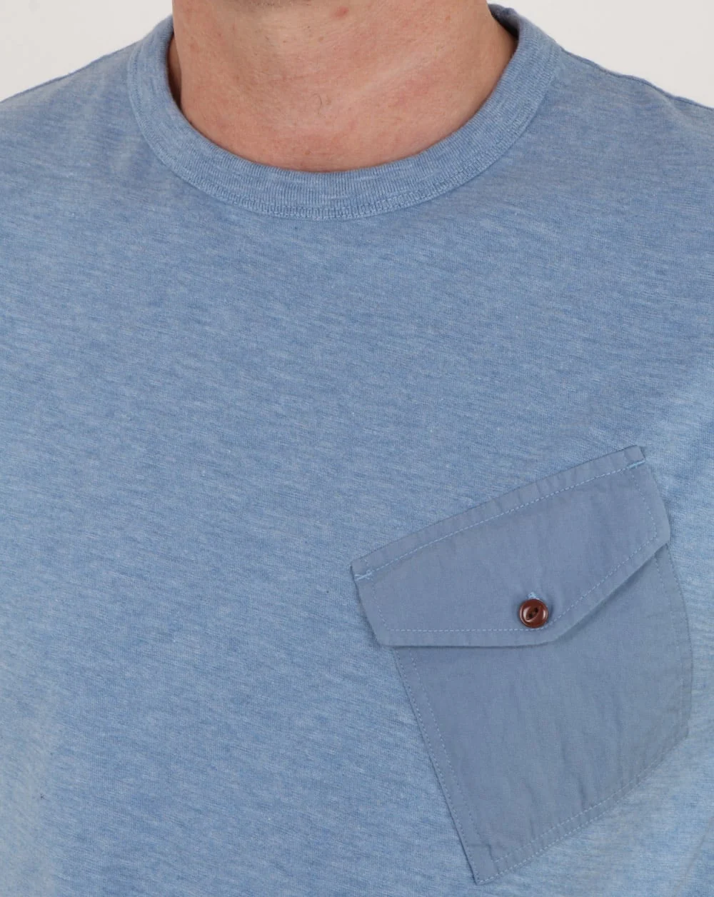 Pretty Green Ockham T Shirt Blue - Image 2