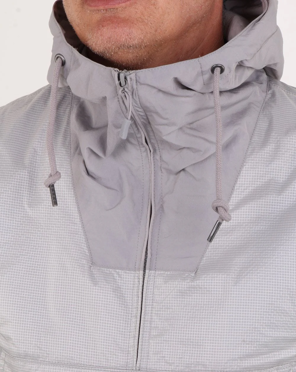 Pretty Green Overhead Hooded Jacket Grey - Image 2
