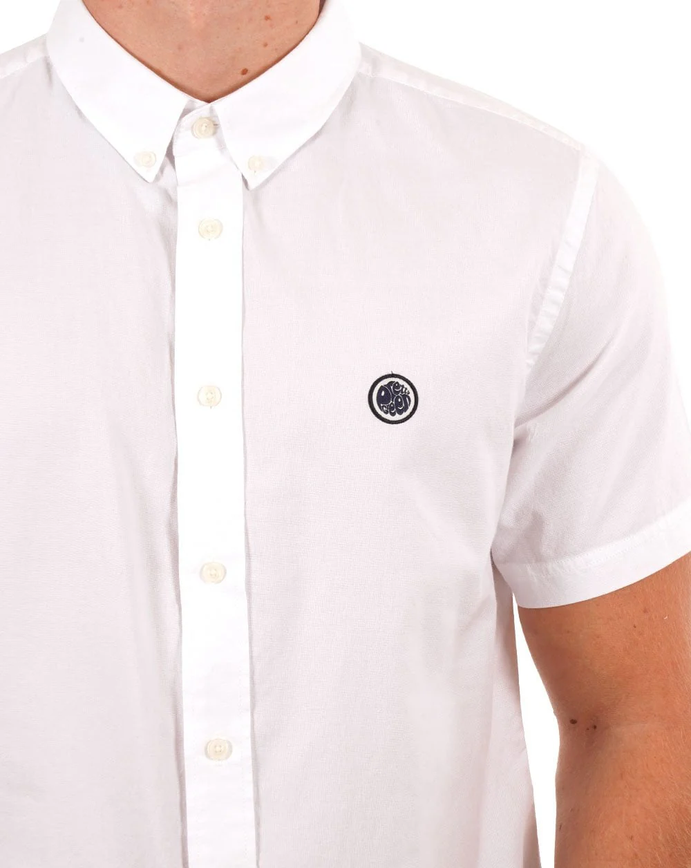 Pretty Green Oxford Short Sleeve Shirt White - Image 2