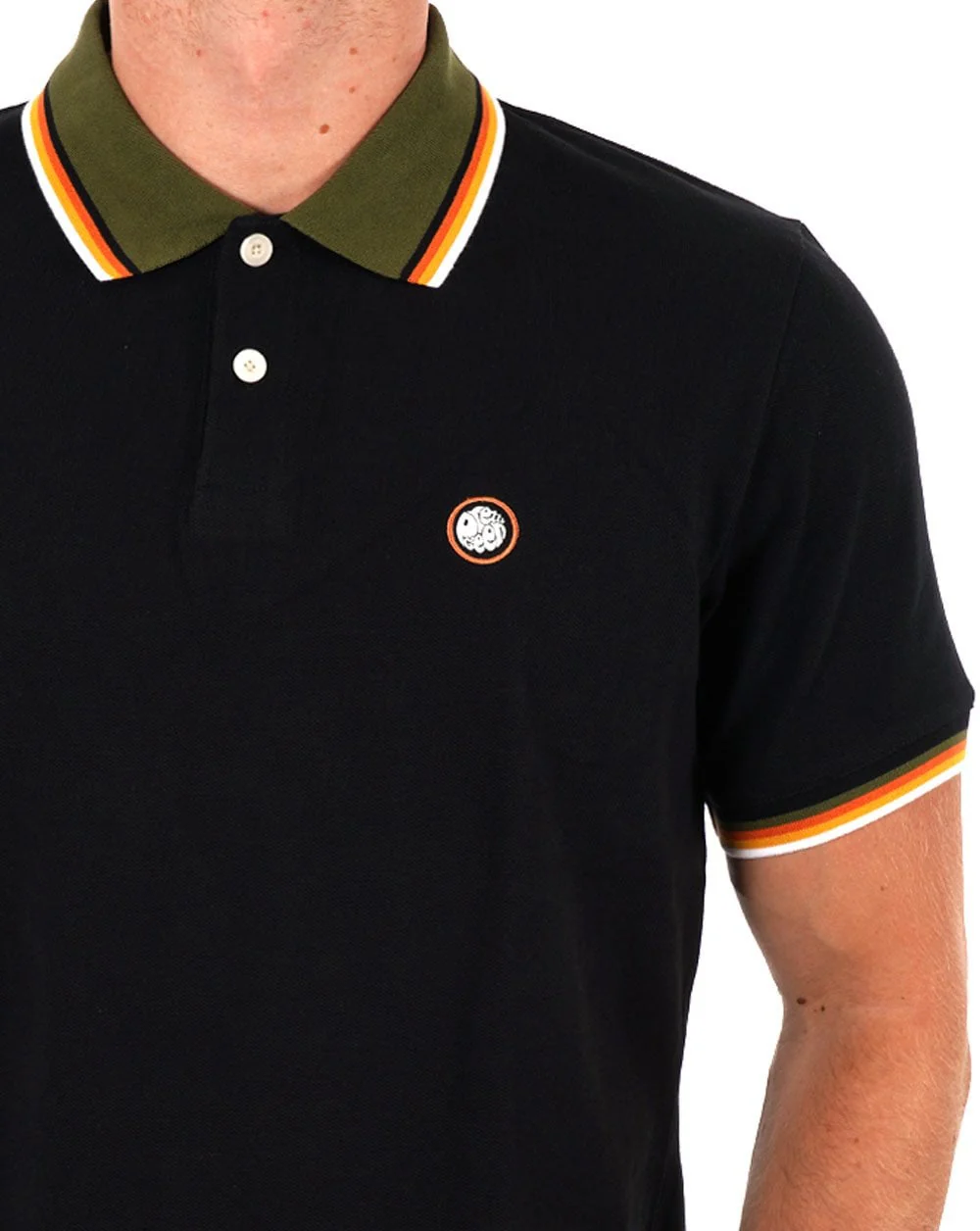 Pretty Green Pennington Collar Polo Black - Image 2