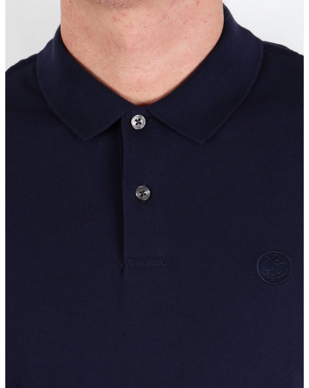 Pretty Green Pinnington Polo Shirt Navy Blue - Image 2