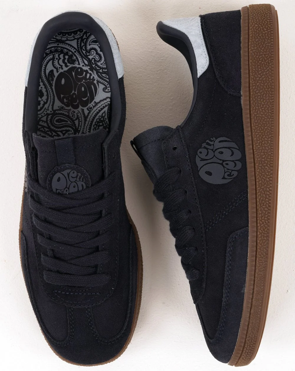 Pretty Green Ramblas Trainers Navy - Image 4