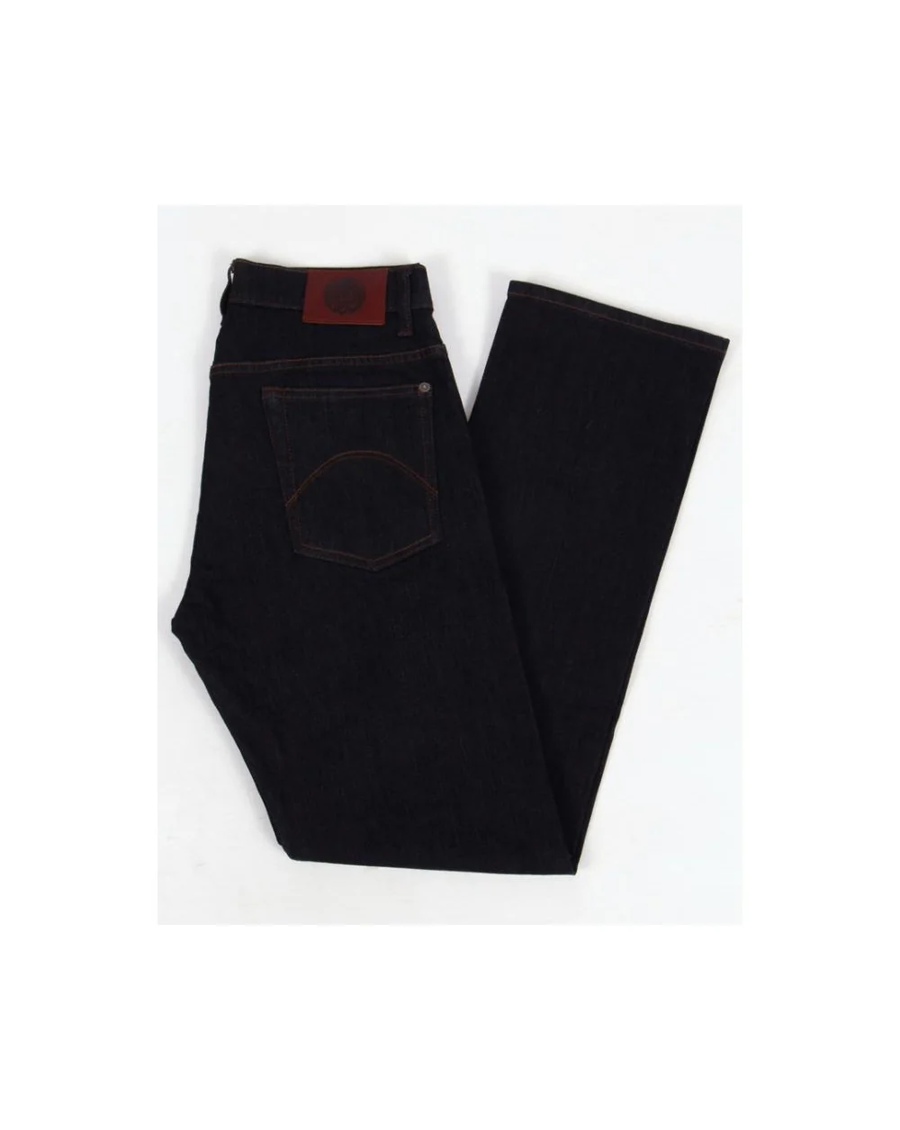 Pretty Green Regular Straight Leg Dark Jeans Dark Wash - Image 3