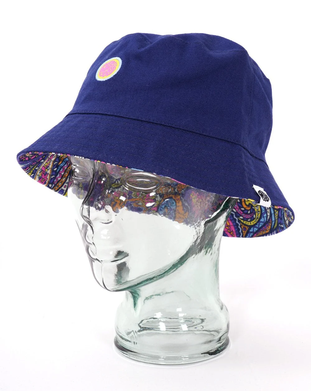 Pretty Green Reversible Festival Paisley Cricket Hat Multi-Colour - Image 2