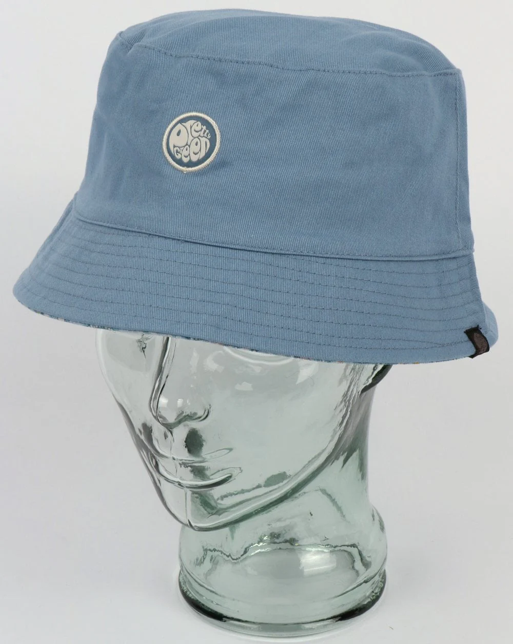 Pretty Green Reversible Paisley Print Bucket Hat Blue - Image 4