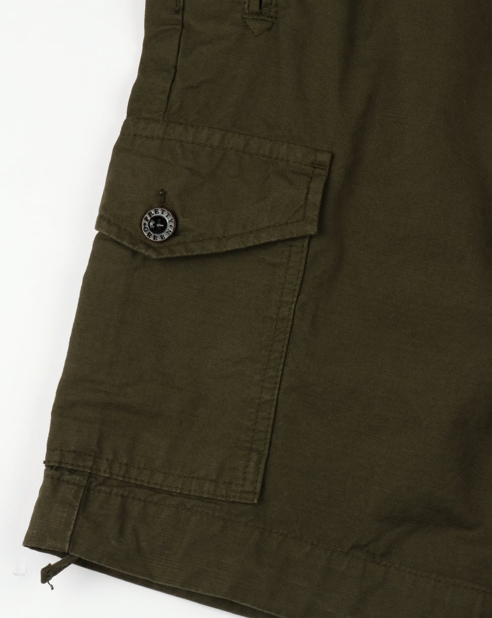 Pretty Green Rockwood Cargo Shorts Khaki - Image 3