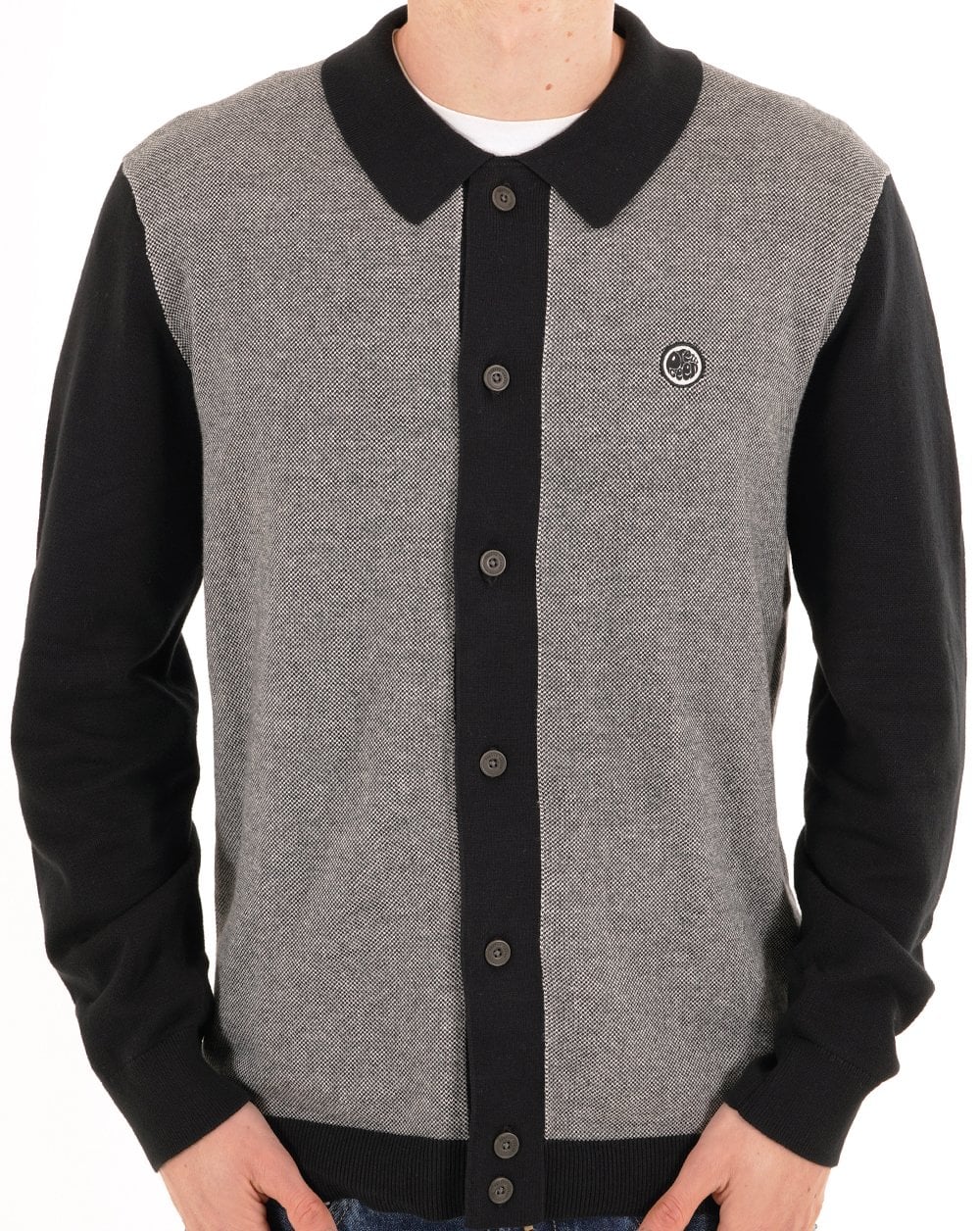 Pretty Green Roxy Knit Shirt Black - Image 2