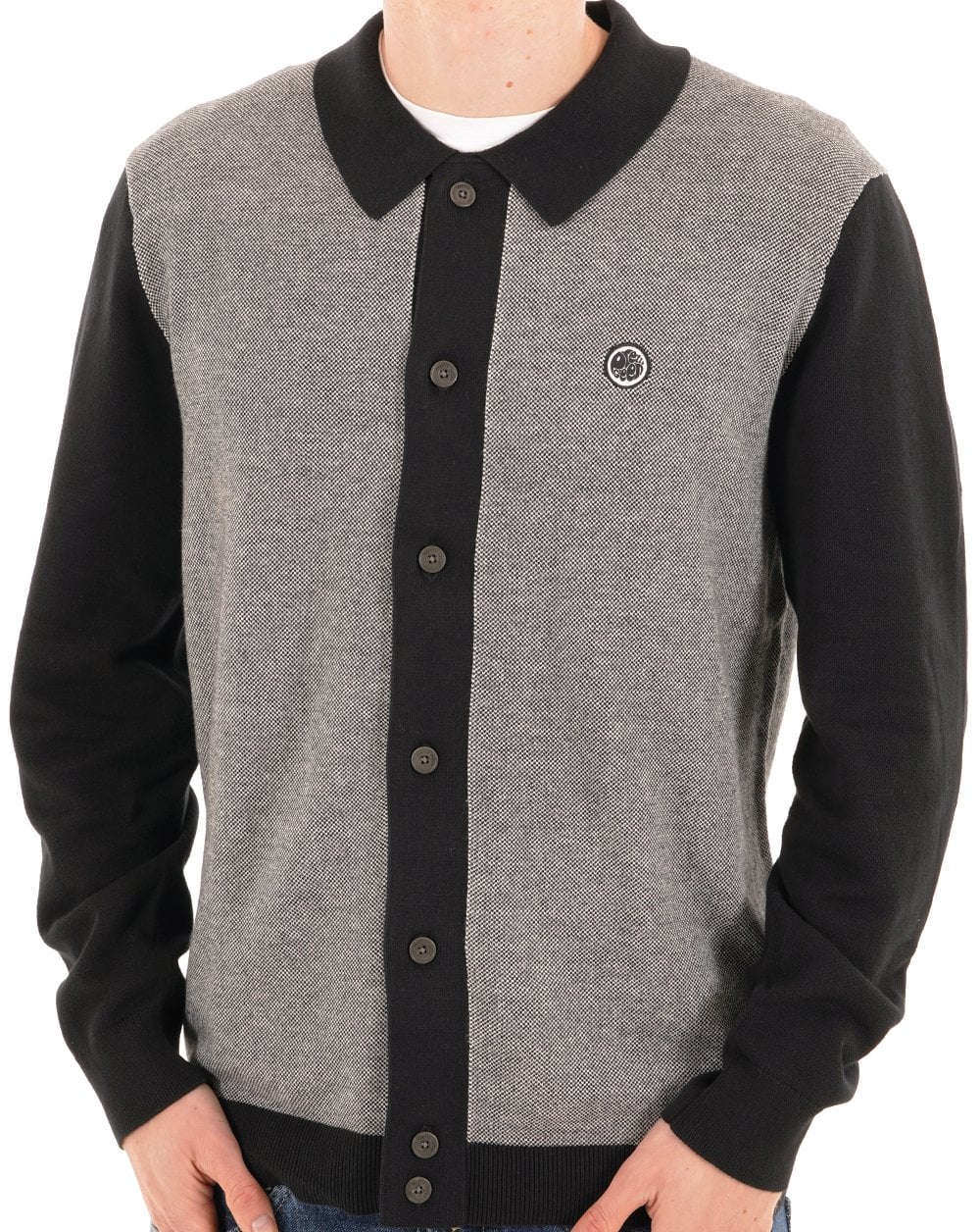 Pretty Green Roxy Knit Shirt Black - Image 3