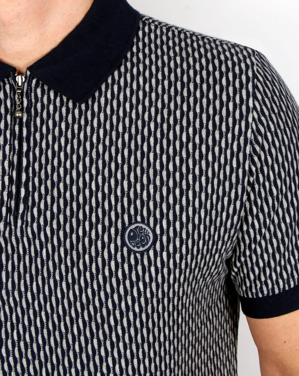 Pretty Green Saunton Polo Shirt Navy - Image 2