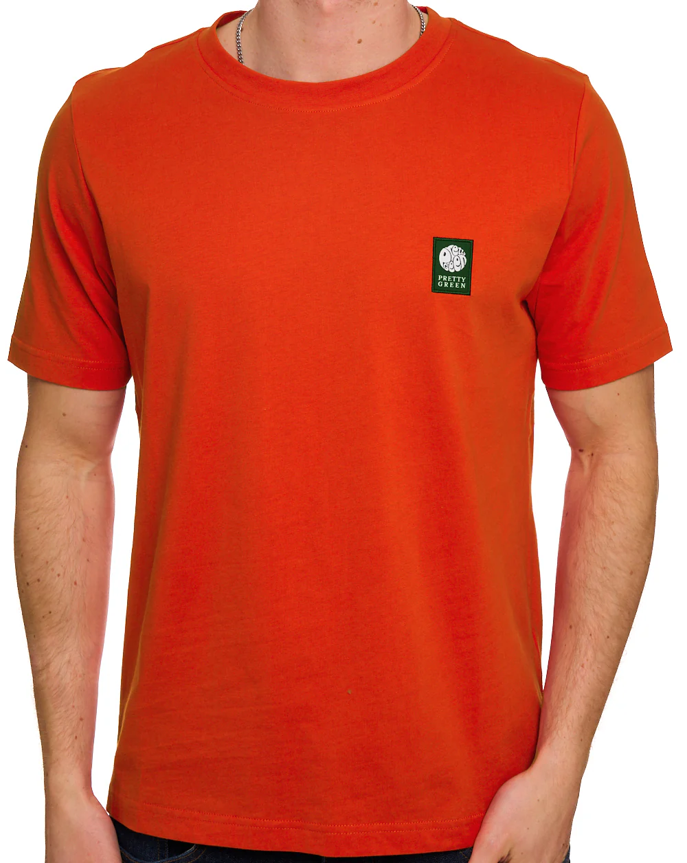 Pretty Green Sinclair T Shirt Bright Red