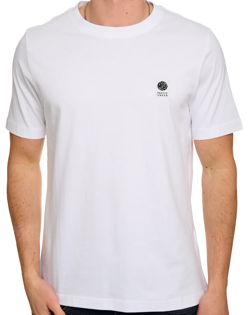Pretty Green Sinclair T Shirt White