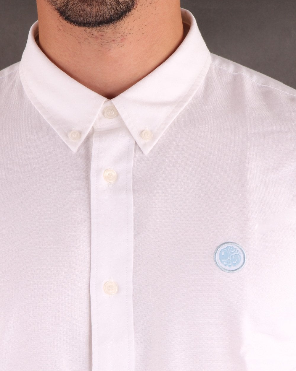 Pretty Green Sterling Oxford Shirt White - Image 4