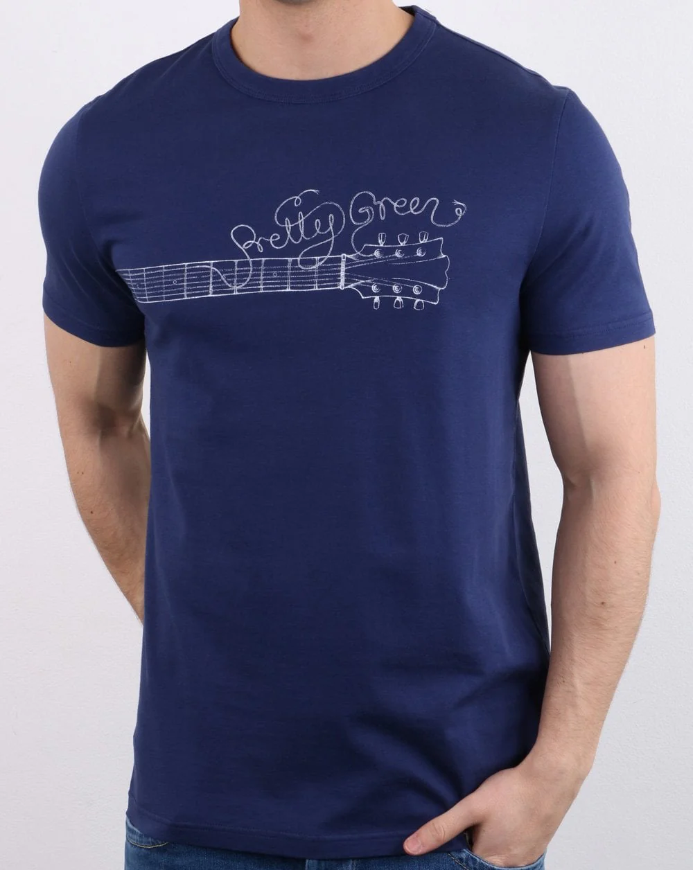 Pretty Green Strings T-shirt Navy - Image 2