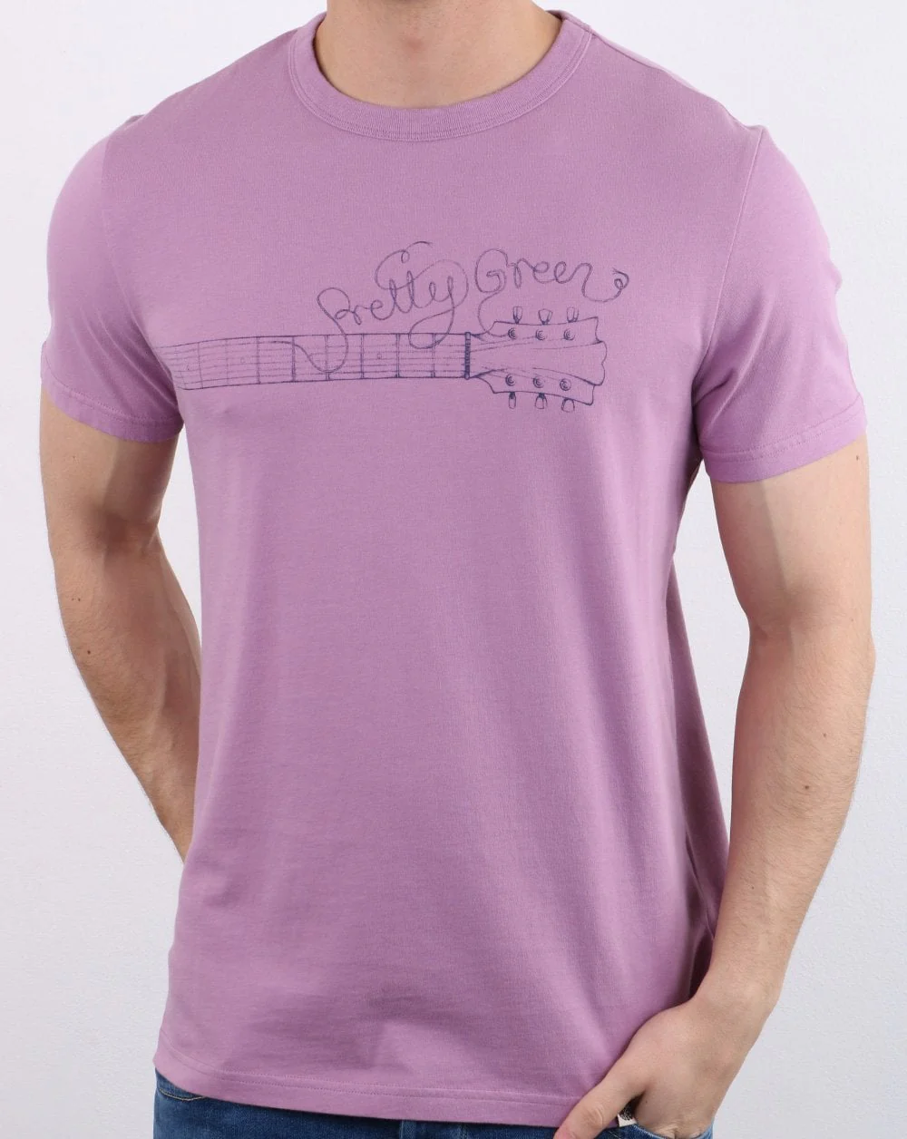 Pretty Green Strings T-shirt Violet Pink - Image 2