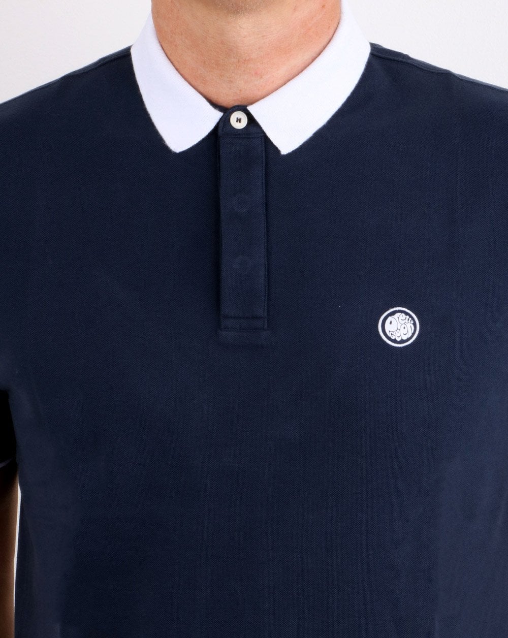 Pretty Green Tadwick Polo Shirt Navy - Image 3