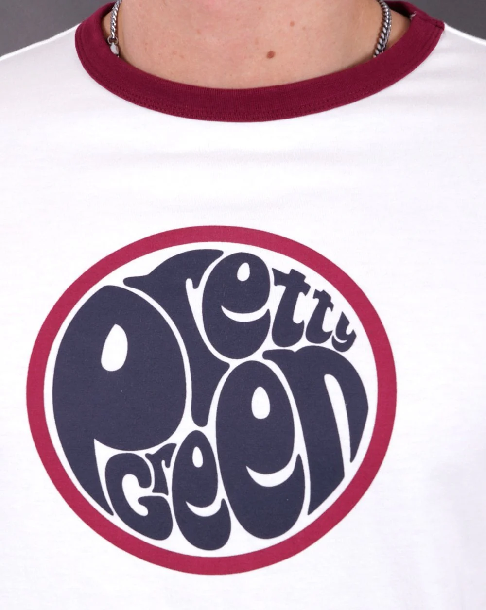 Pretty Green Tilby Print Logo T-shirt White - Image 2