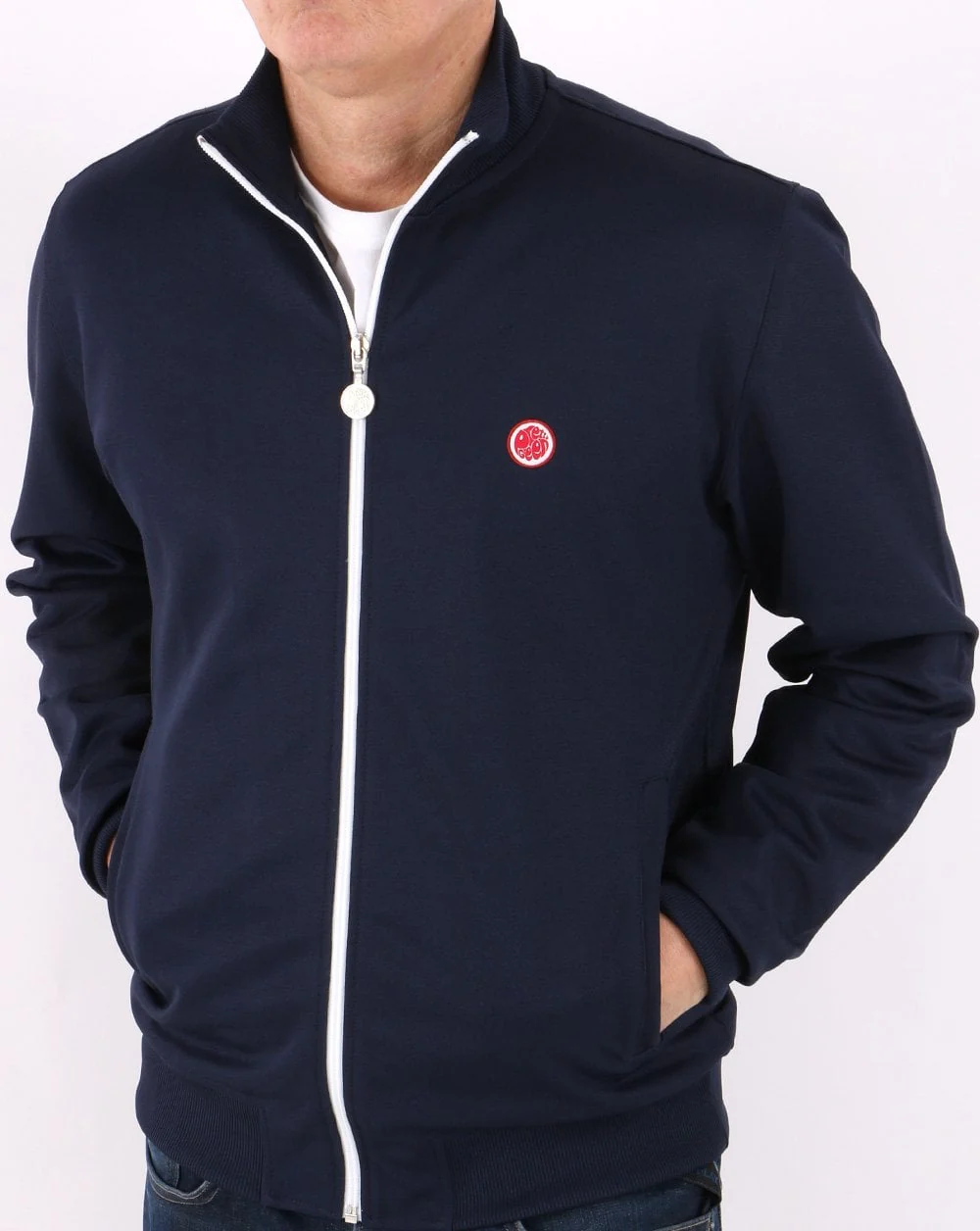 Pretty Green Tilby Track Top Navy - Image 3