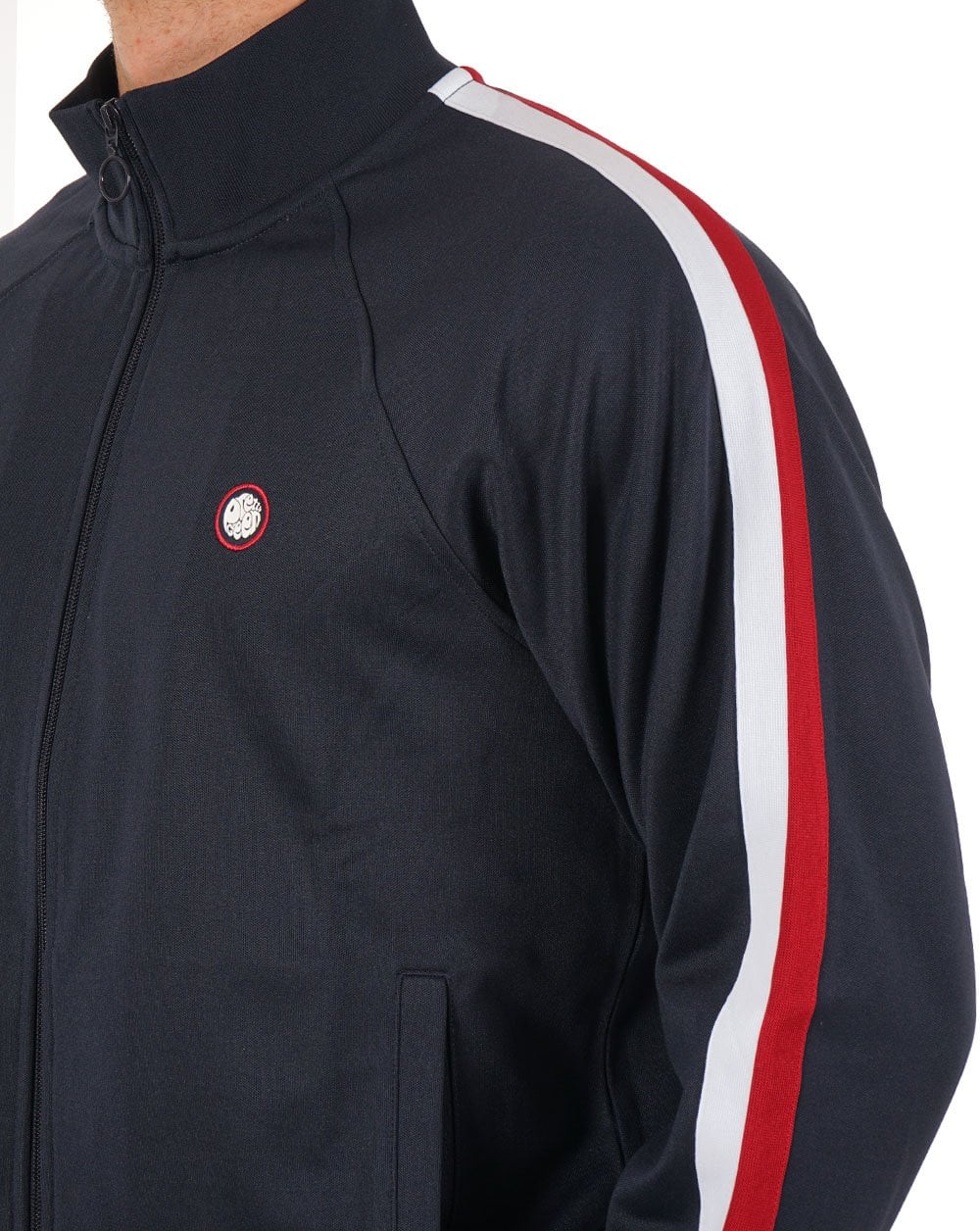 Pretty Green Tilby Track Top Navy - Image 2