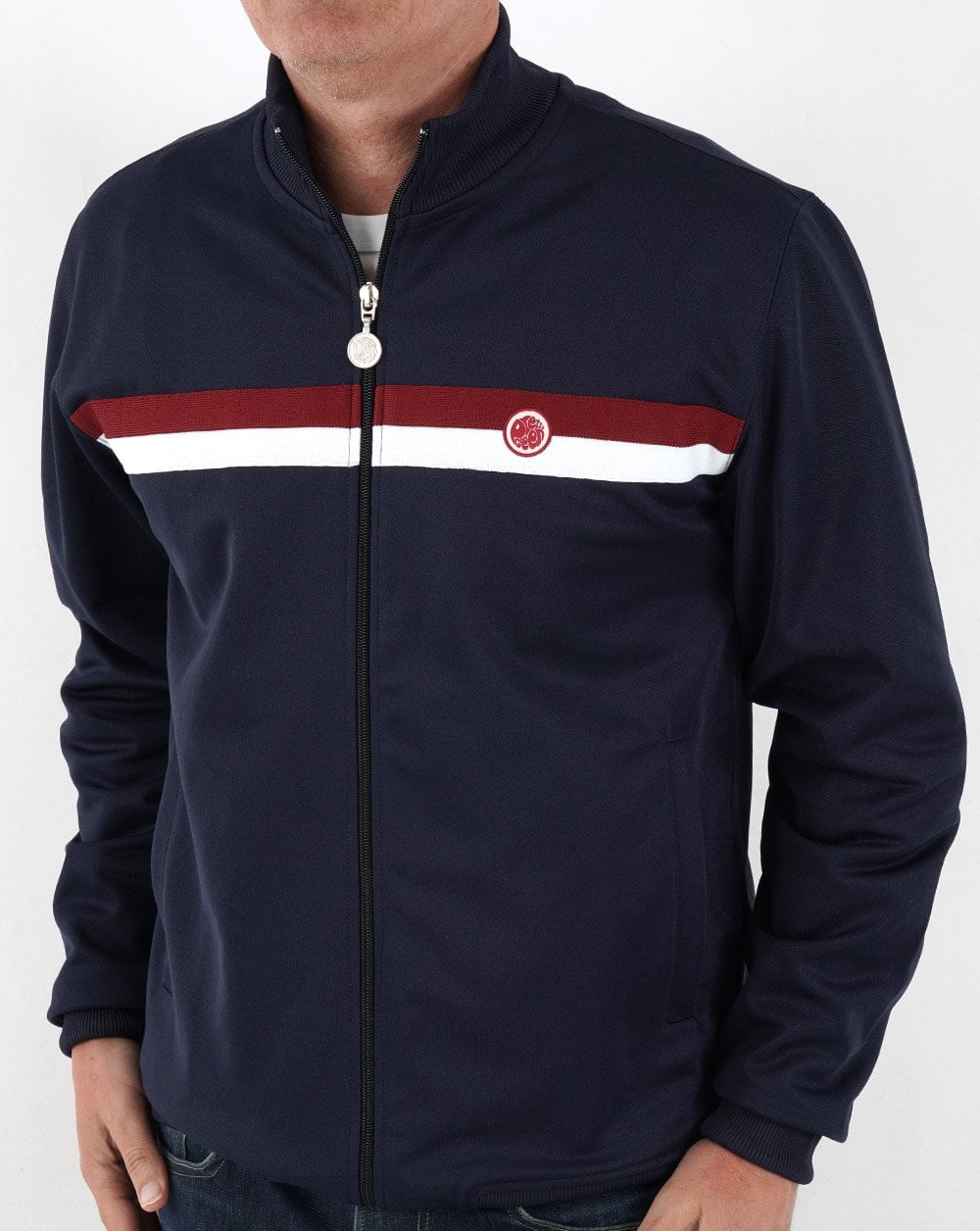 Pretty Green Tilby Track Top Navy - Image 3