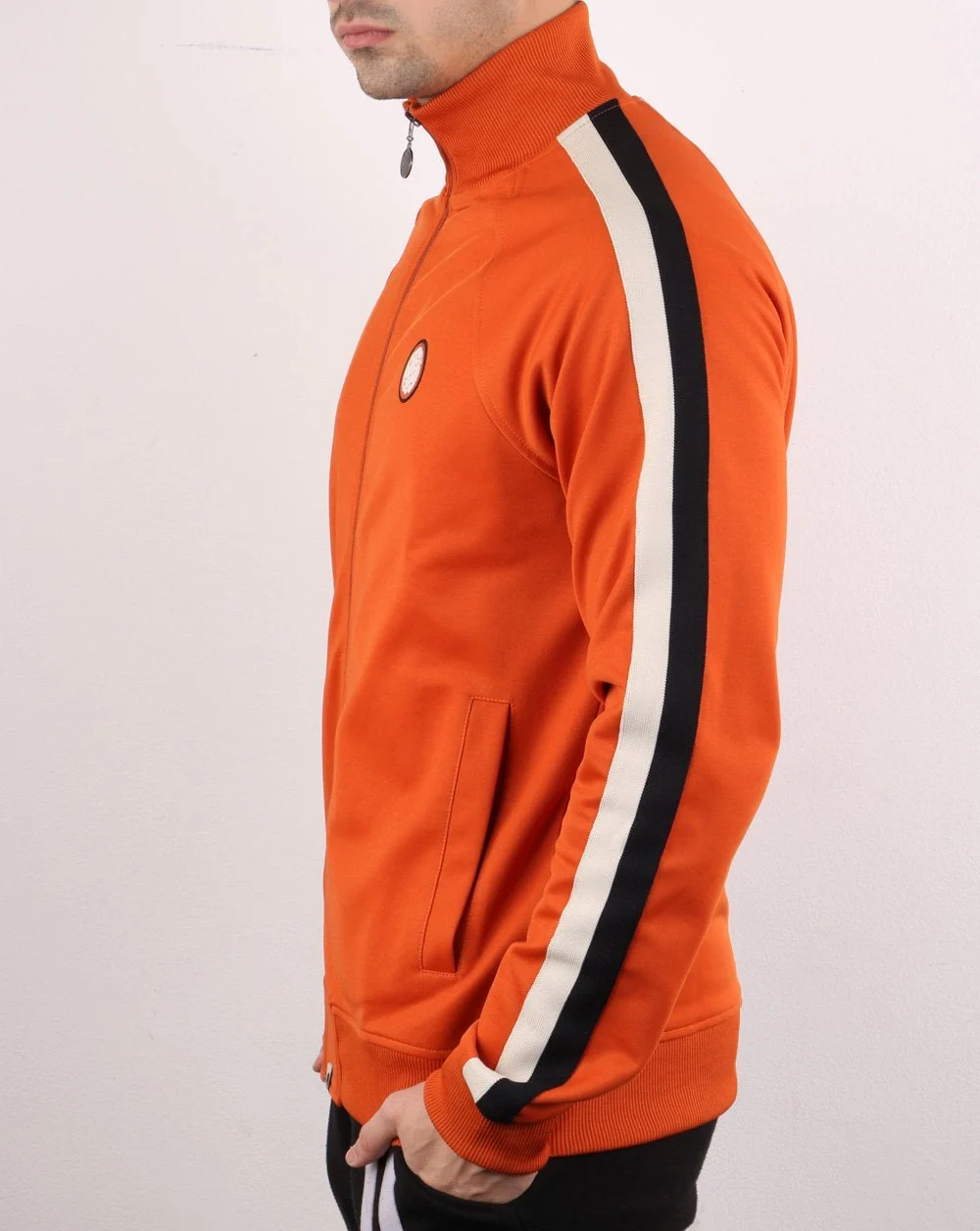Pretty Green Tilby Track Top Orange - Image 4