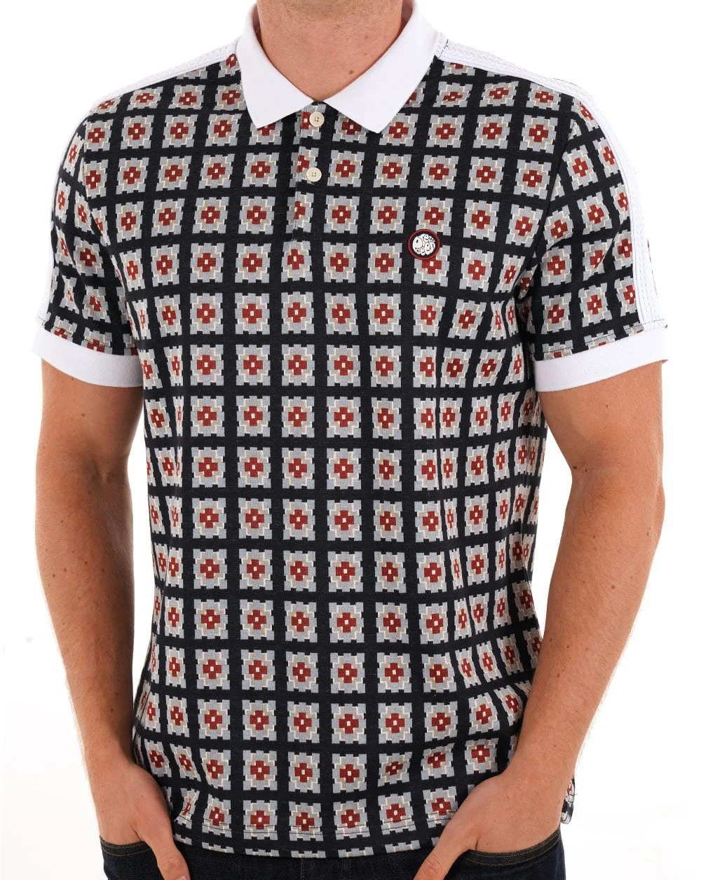 Pretty Green Timperley Geo Polo Multi
