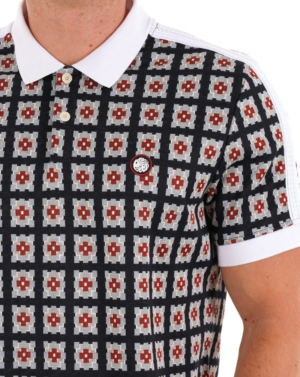 Pretty Green Timperley Geo Polo Multi - Image 2