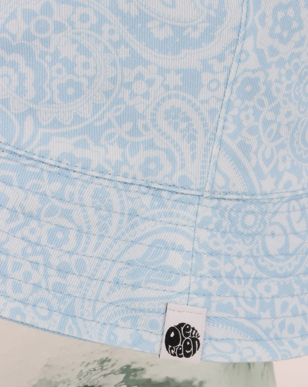 Pretty Green Tonal Paisley Bucket Hat Light Blue - Image 5