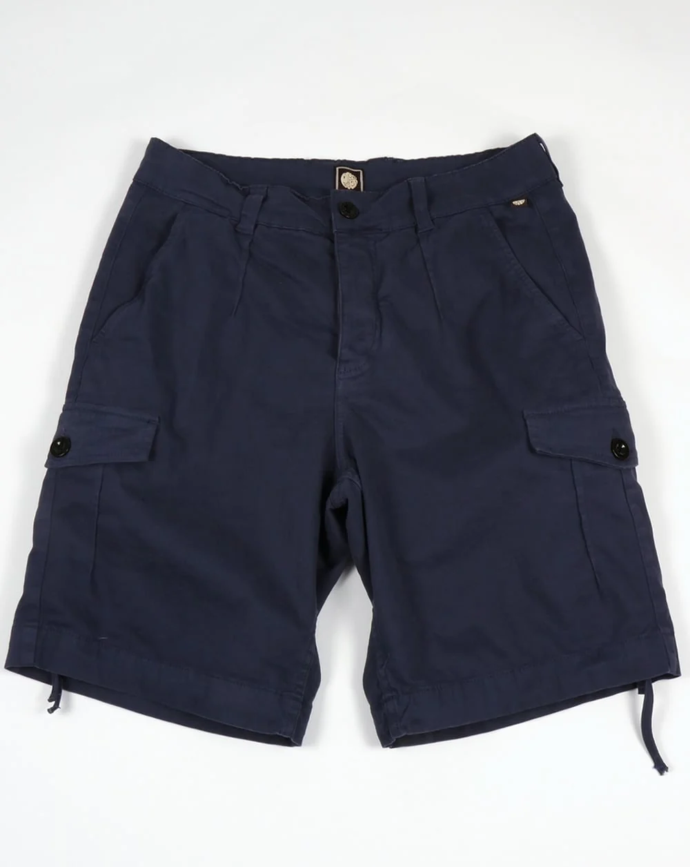 Pretty Green Vale Combat Shorts Navy