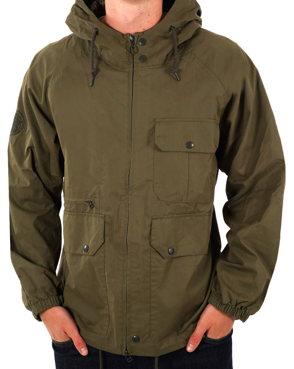 Pretty Green Walker Jacket Khaki Green