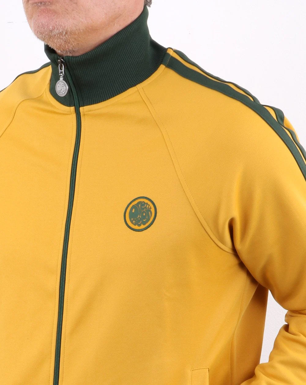 Pretty Green Waring Contrast Panel Track Top Yellow - Image 5