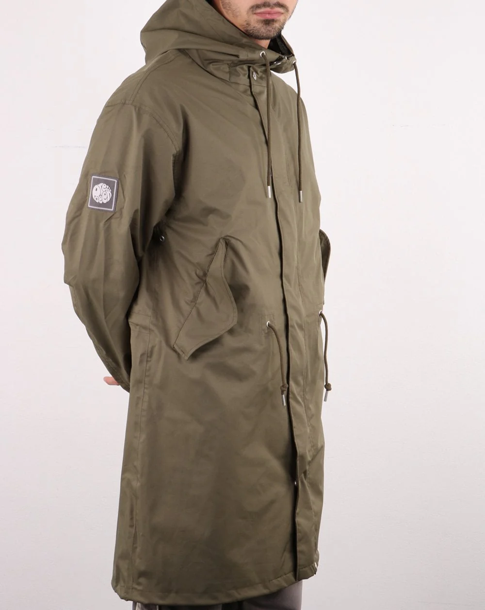 Pretty Green Whiteley Technical Parka Green - Image 2