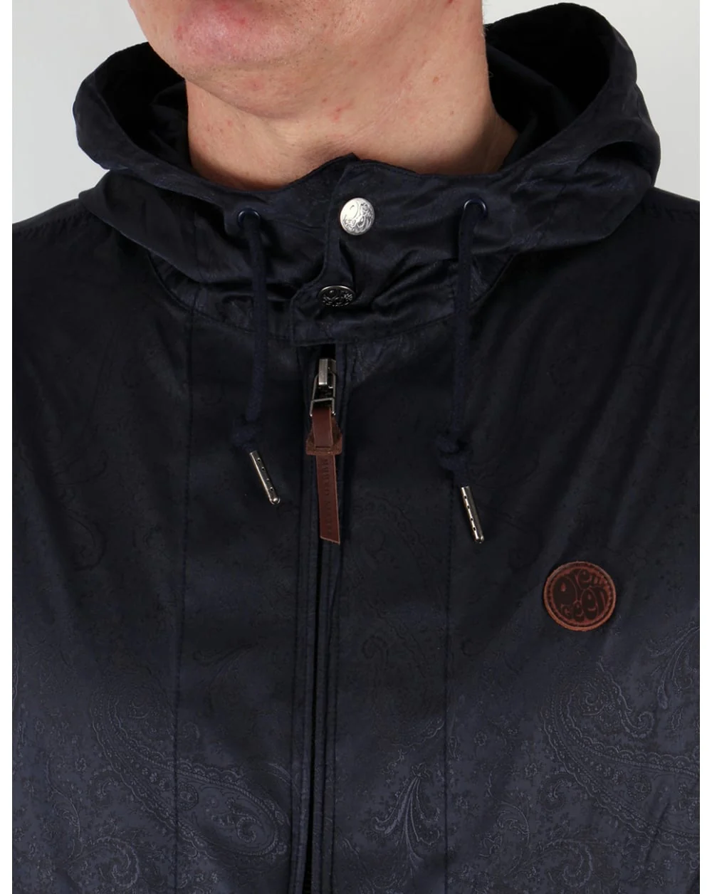 Pretty Green Wren Paisley Jacket Navy - Image 2