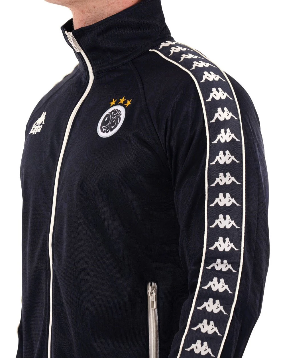 Pretty Green X Kappa Maine Road Track Top Navy - Image 2