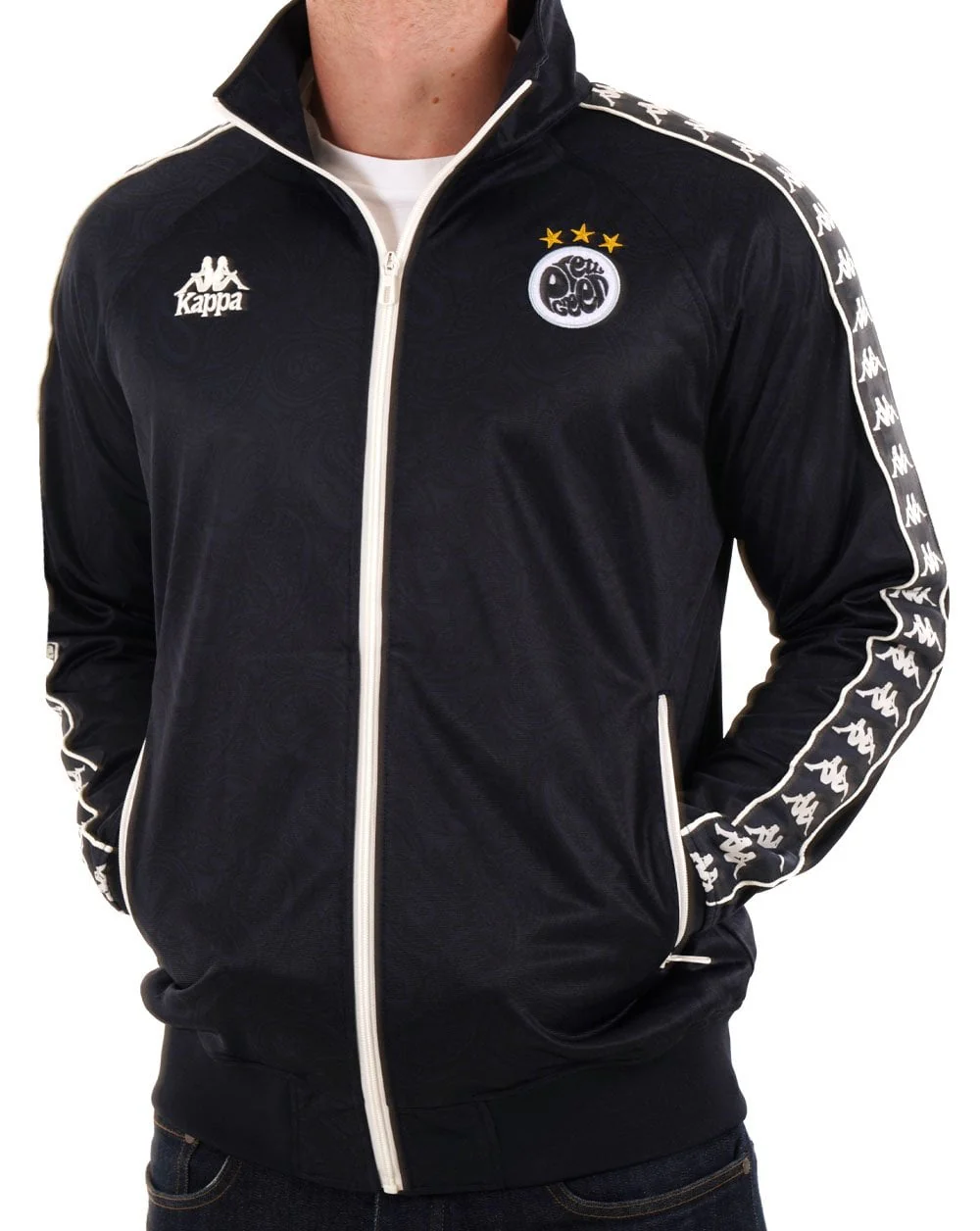 Pretty Green X Kappa Maine Road Track Top Navy - Image 3