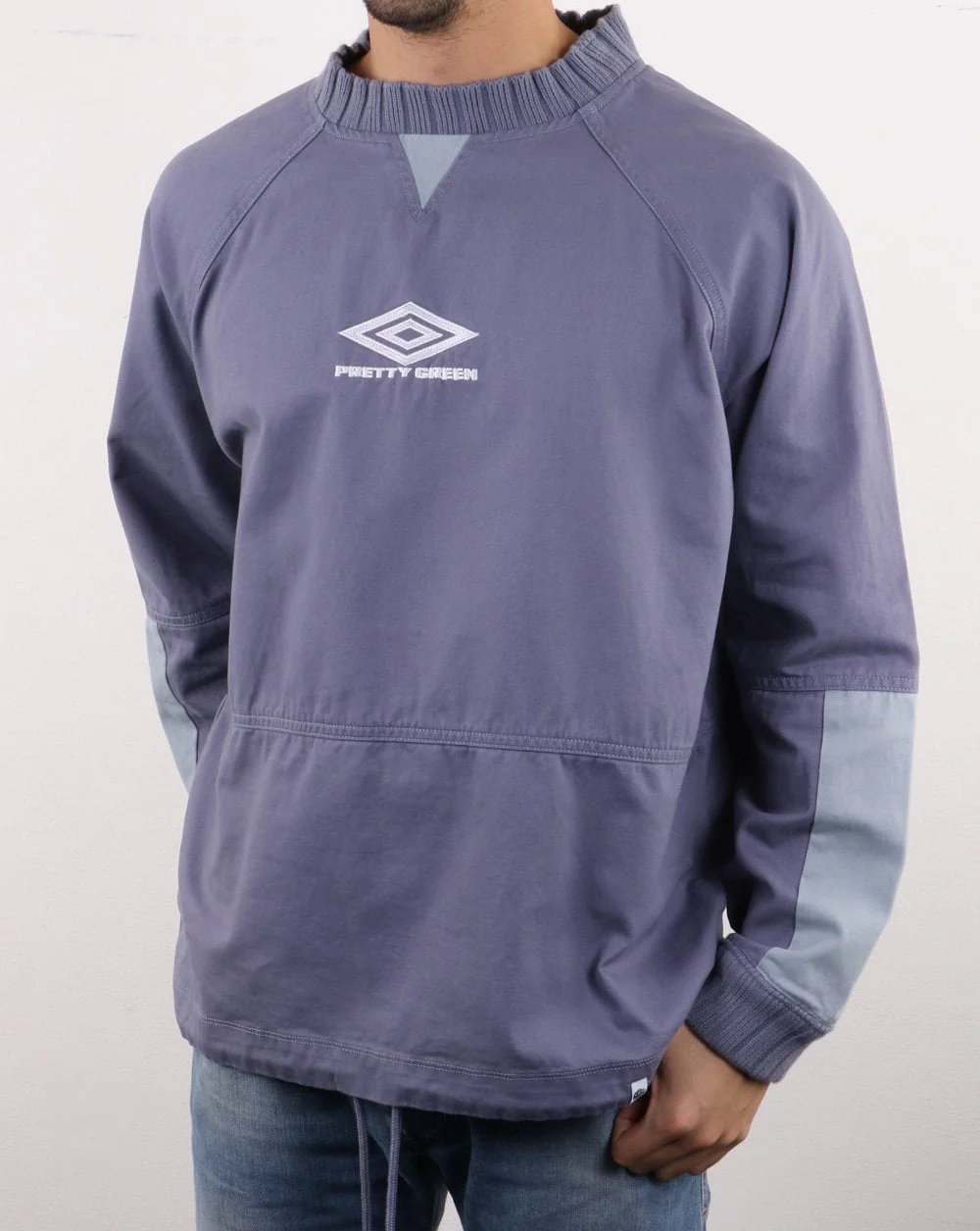 Pretty Green X Umbro Drill Top Violet - Image 4