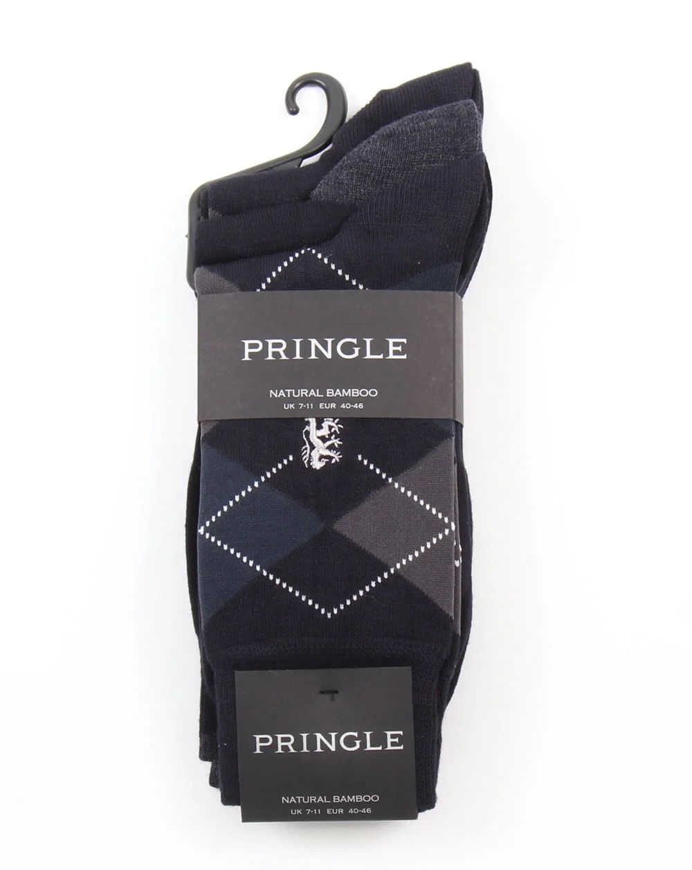 Pringle Waverley Argyle Socks Navy