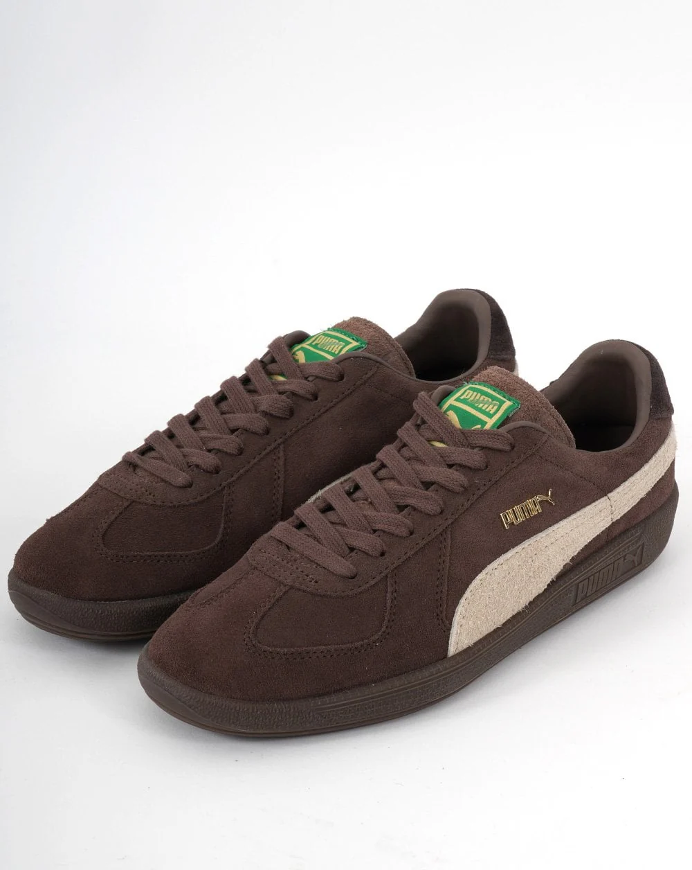 Puma Army Bonanza Trainer Choc / Beige - Image 3