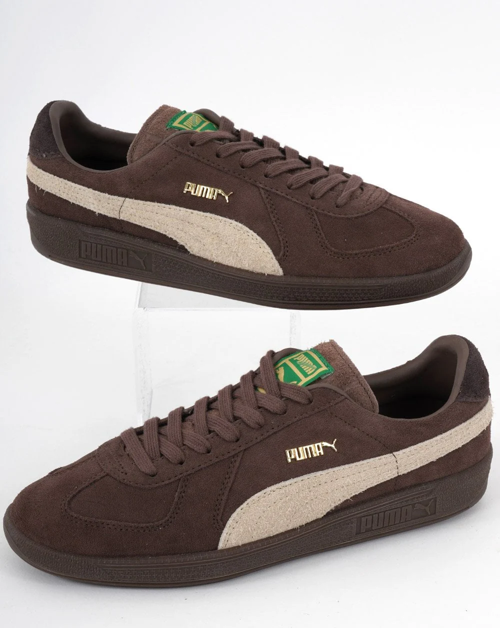 Puma Army Bonanza Trainer Choc / Beige - Image 4